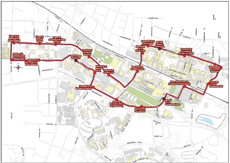 Wolfline Updates for Spring 2025 Transportation